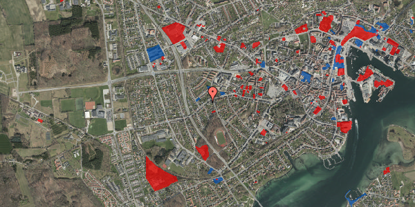 Jordforureningskort på Høje Bøge Vej 27, 5700 Svendborg