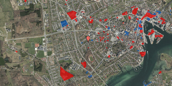 Jordforureningskort på Høje Bøge Vej 30, 5700 Svendborg