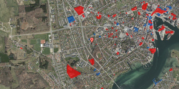 Jordforureningskort på Høje Bøge Vej 43, 5700 Svendborg