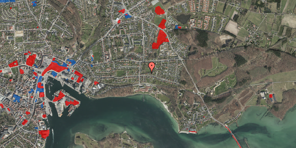 Jordforureningskort på Klampenborgvej 11, 5700 Svendborg