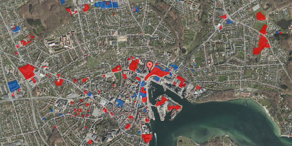 Jordforureningskort på Lerchesvej 1, 4. 4, 5700 Svendborg