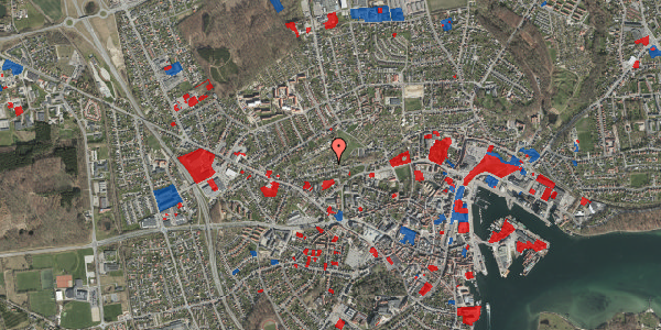 Jordforureningskort på Læhegnet 3, 5700 Svendborg