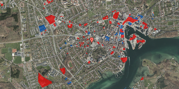 Jordforureningskort på Nannasvej 8, 5700 Svendborg