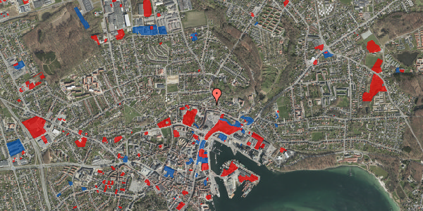 Jordforureningskort på Reberbanen 1, 5700 Svendborg