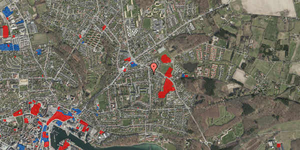 Jordforureningskort på Sanddalsvej 7, 5700 Svendborg