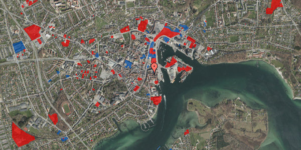 Jordforureningskort på Sankt Peder Stræde 17, st. tv, 5700 Svendborg