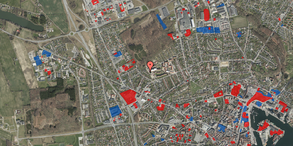 Jordforureningskort på Skyttevej 42B, 5700 Svendborg