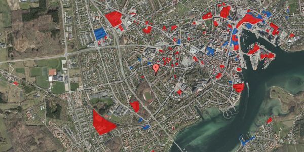 Jordforureningskort på Smedevænget 3, 5700 Svendborg