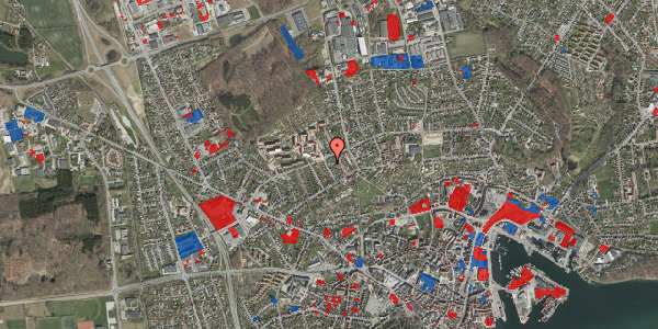 Jordforureningskort på Struebjerg 14, 5700 Svendborg