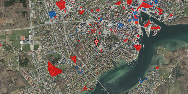 Jordforureningskort på Søkildevej 8, 5700 Svendborg