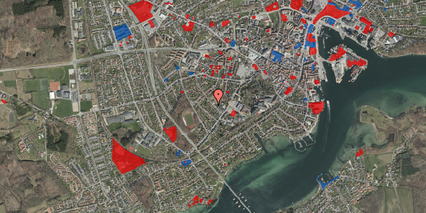 Jordforureningskort på Søkildevej 11, 5700 Svendborg