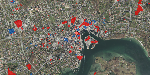 Jordforureningskort på Toldbodvej 1A, 4. th, 5700 Svendborg