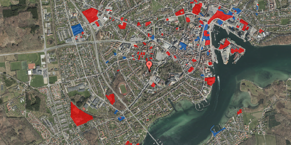 Jordforureningskort på Vilhelmskildevej 1E, 5700 Svendborg