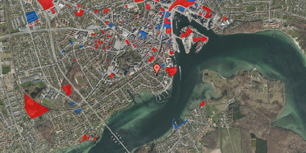 Jordforureningskort på Willemoesvej 13, 5700 Svendborg