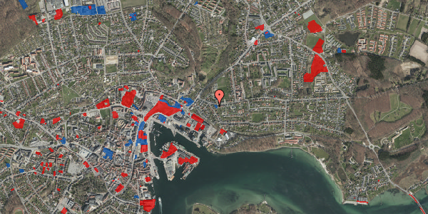 Jordforureningskort på Øksenbjergvej 1, st. , 5700 Svendborg