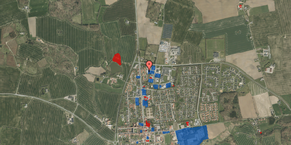 Jordforureningskort på Huustoft 14, 6070 Christiansfeld