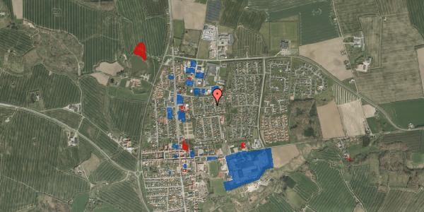 Jordforureningskort på Odinsvej 11, 6070 Christiansfeld