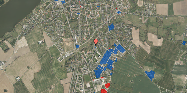 Jordforureningskort på Hjortebrovej 24, 1. th, 6100 Haderslev