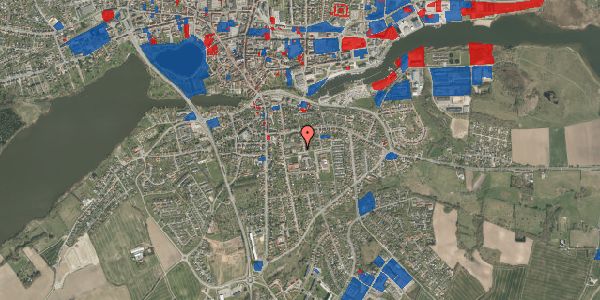 Jordforureningskort på Olaf Ryes Vej 16, st. 1, 6100 Haderslev