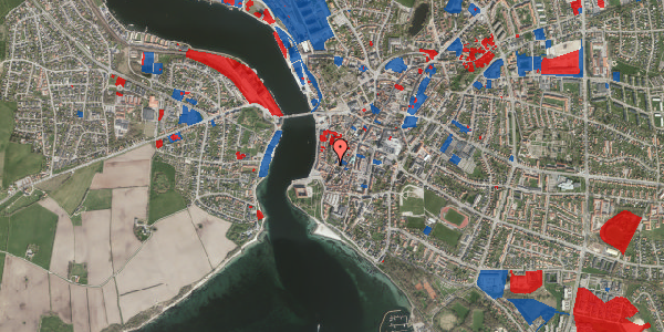 Jordforureningskort på Bjerggade 9, 6400 Sønderborg