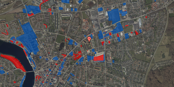 Jordforureningskort på Borgmesterløkken 2, 1. th, 6400 Sønderborg