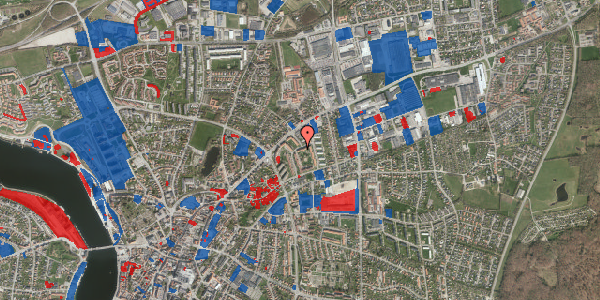 Jordforureningskort på Borgmesterløkken 4, 1. th, 6400 Sønderborg