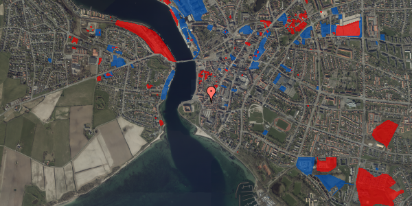 Jordforureningskort på Christian D.IIs.Gade 6, 6400 Sønderborg