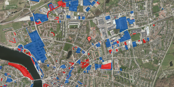 Jordforureningskort på Dalsvinget 16, 6400 Sønderborg