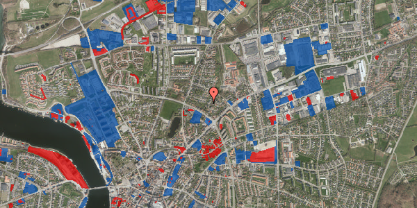 Jordforureningskort på Dalsvinget 28, 6400 Sønderborg