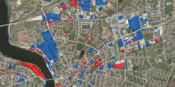 Jordforureningskort på Damgade 48, 6400 Sønderborg