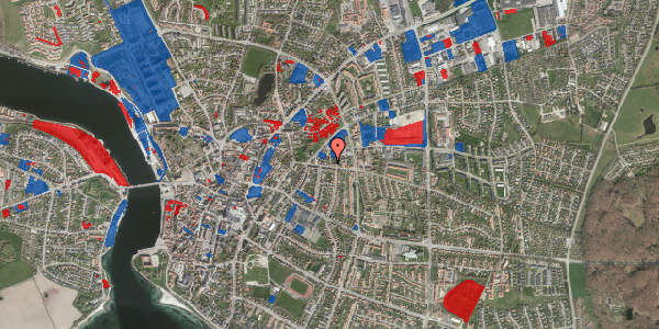 Jordforureningskort på Goethesgade 15, st. , 6400 Sønderborg