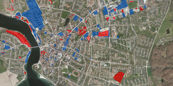 Jordforureningskort på Goethesgade 26, 6400 Sønderborg