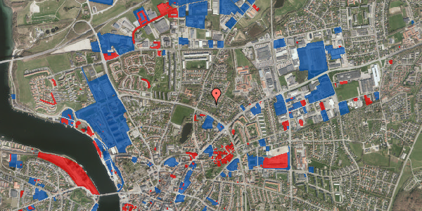 Jordforureningskort på Irisbakken 8, 6400 Sønderborg