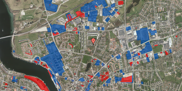 Jordforureningskort på Læsøvej 14, 6400 Sønderborg