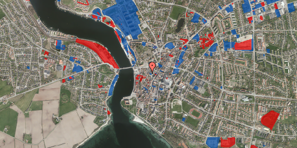 Jordforureningskort på Mariegade 3, 6400 Sønderborg