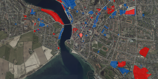 Jordforureningskort på Mellemgade 8, 6400 Sønderborg