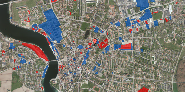 Jordforureningskort på Møllegade 1, st. th, 6400 Sønderborg