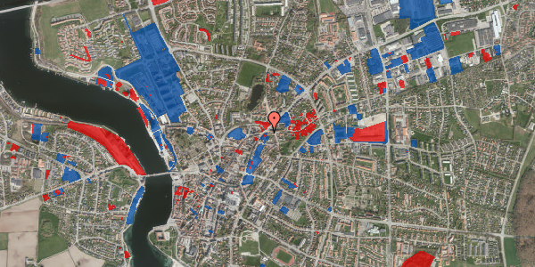 Jordforureningskort på Møllegade 4, 6400 Sønderborg