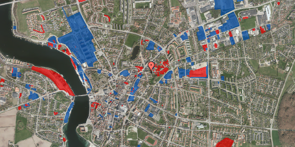 Jordforureningskort på Møllegade 14, 1. , 6400 Sønderborg