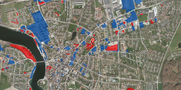 Jordforureningskort på Møllegade 29, 6400 Sønderborg