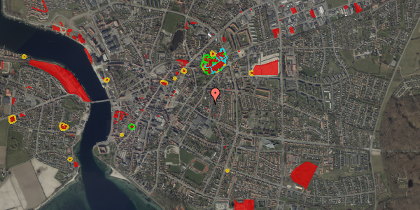 Jordforureningskort på Oehlenschlægersgade 18A, 2. , 6400 Sønderborg