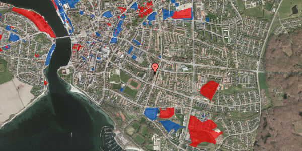 Jordforureningskort på Parkgade 41, 6400 Sønderborg