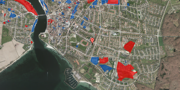 Jordforureningskort på Parkgade 50, 6400 Sønderborg