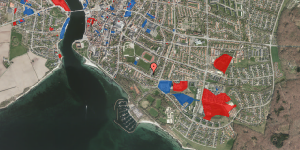 Jordforureningskort på Parkgade 68, 6400 Sønderborg