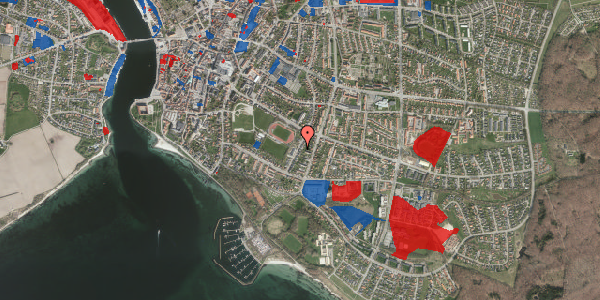 Jordforureningskort på Parkgade 69, 6400 Sønderborg