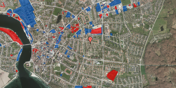 Jordforureningskort på Pilevænget 6, 6400 Sønderborg