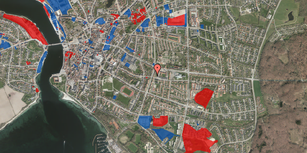 Jordforureningskort på Ringgade 86, 6400 Sønderborg