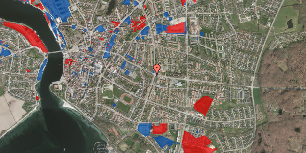 Jordforureningskort på Ringgade 99, 6400 Sønderborg