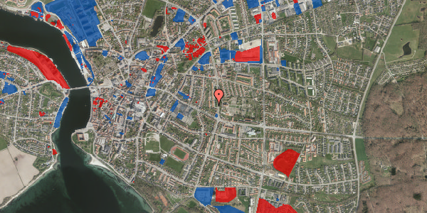 Jordforureningskort på Ringgade 107, 6400 Sønderborg