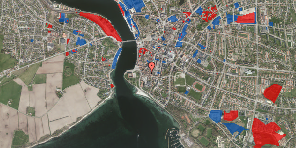 Jordforureningskort på Slotsgade 7, 6400 Sønderborg